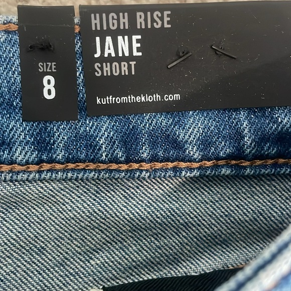 NEW KUT High Rise JANE Short Size 8 - Picture 2 of 5